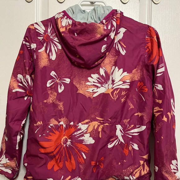 Columbia Reversible 2in1 Windbreaker/Jacket Girl S - Picture 2 of 6